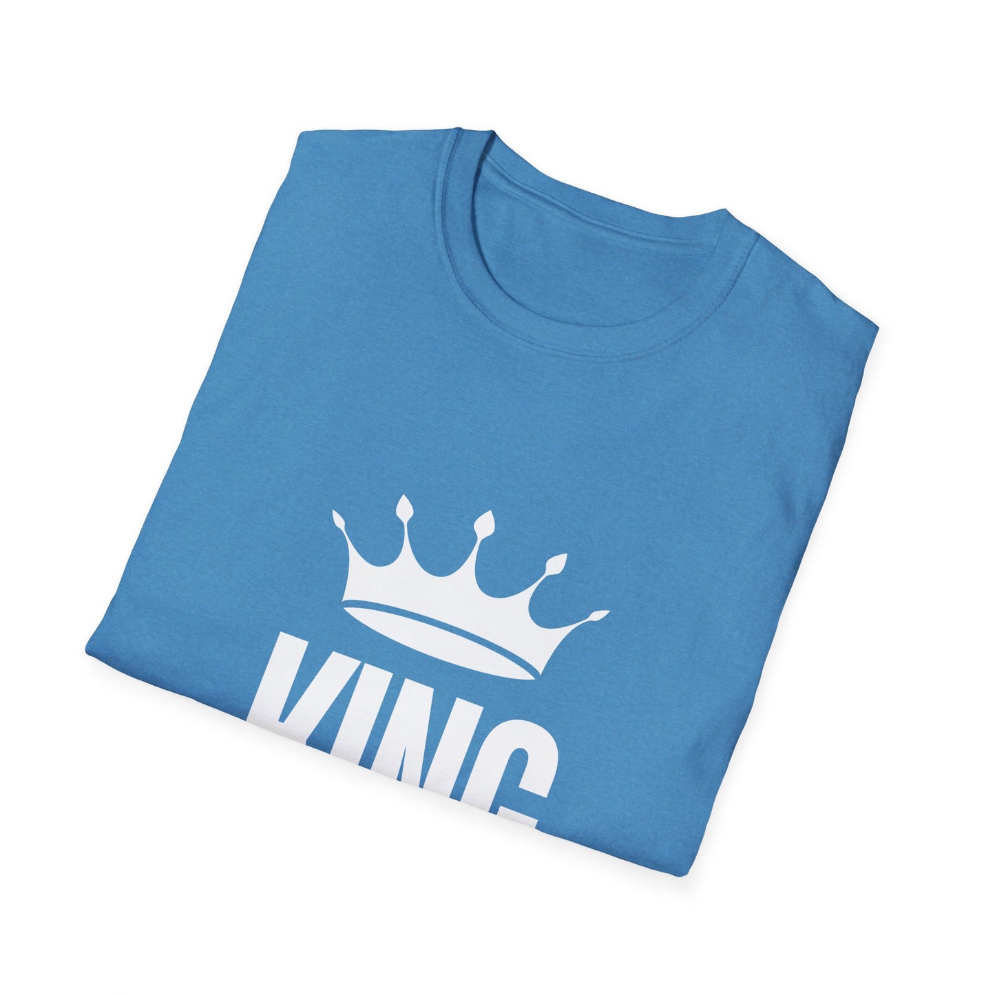 Black King Crown Graphic T-Shirt - Perfect for Celebrations and Everyday Wear