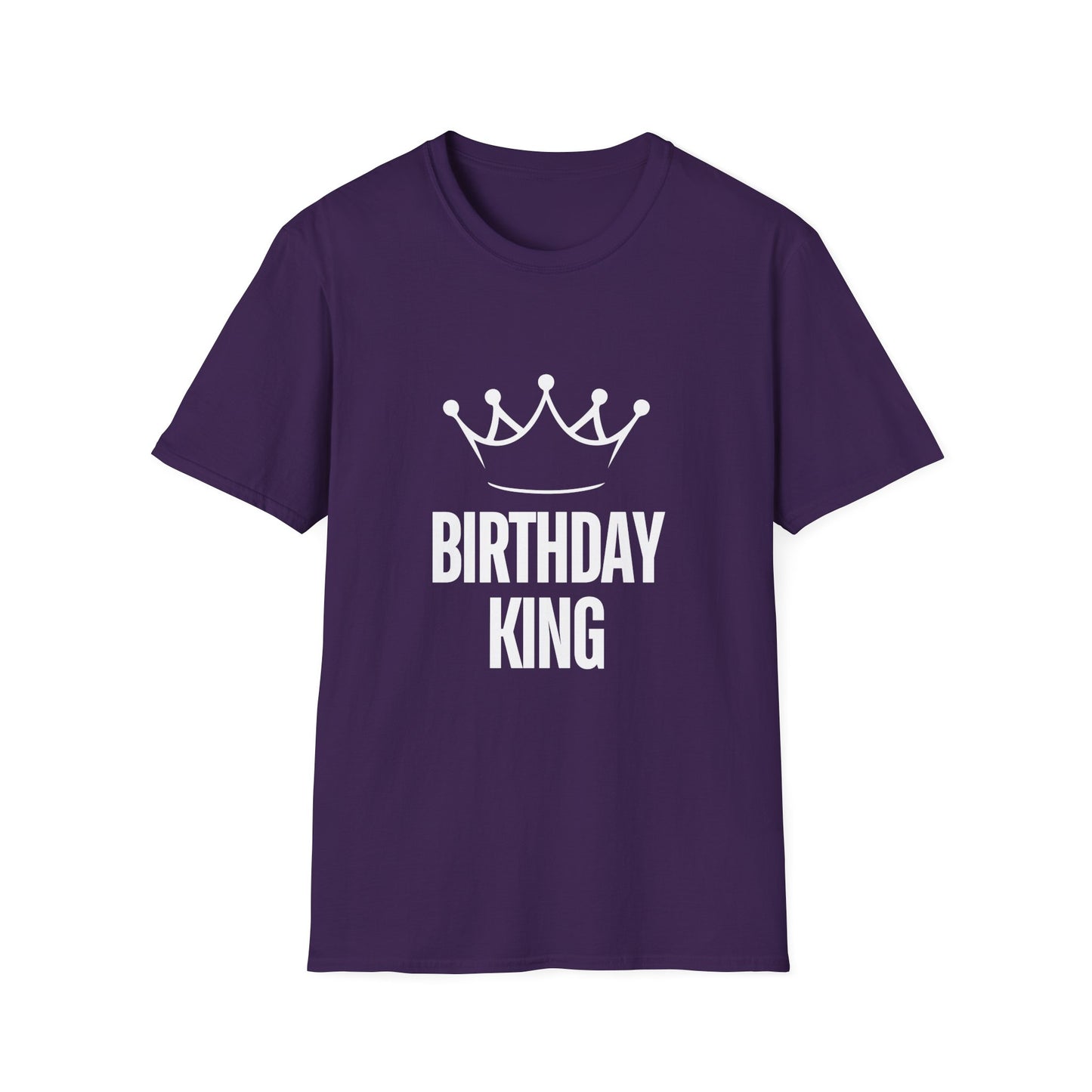 Birthday King Unisex Softstyle T-Shirt - Celebrate Your Special Day in Style