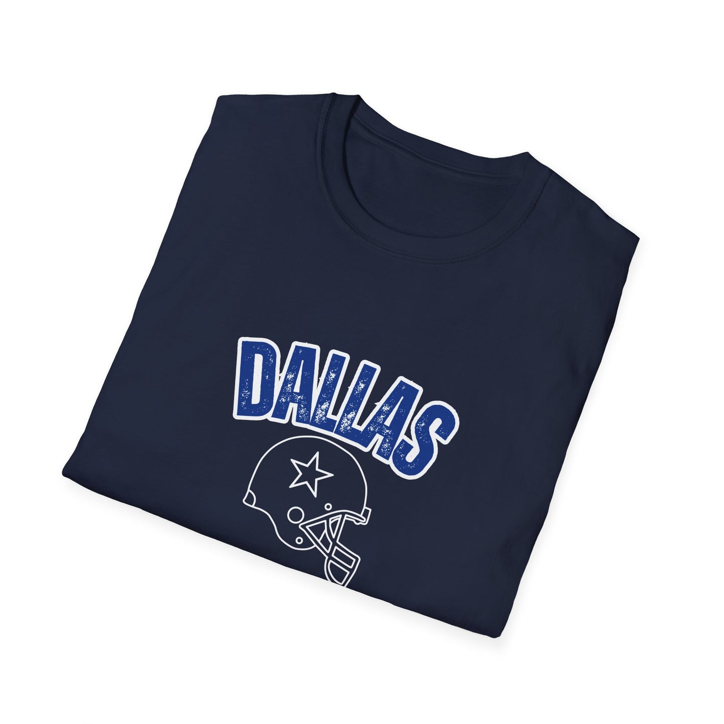 Fan's Dallas True Through and Through Unisex Softstyle T-Shirt | NFL Fan Gear | Perfect for Game Day