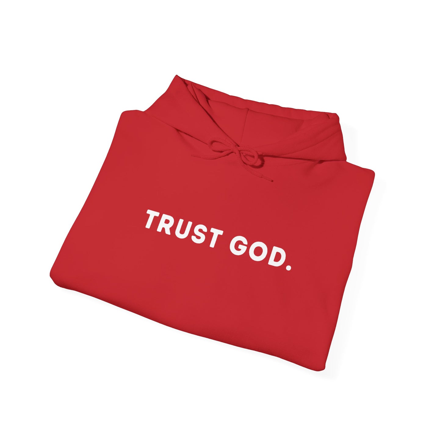 Black Trust God Unisex Heavy Blend™ Hooded Sweatshirt