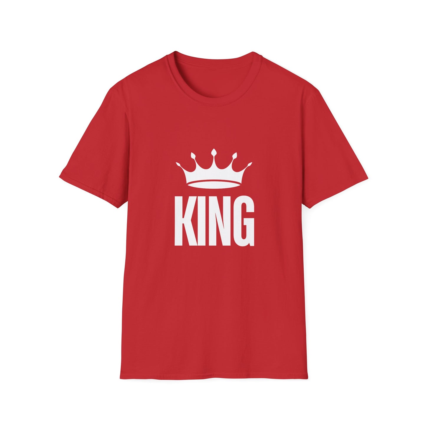 Black King Crown Graphic T-Shirt - Perfect for Celebrations and Everyday Wear