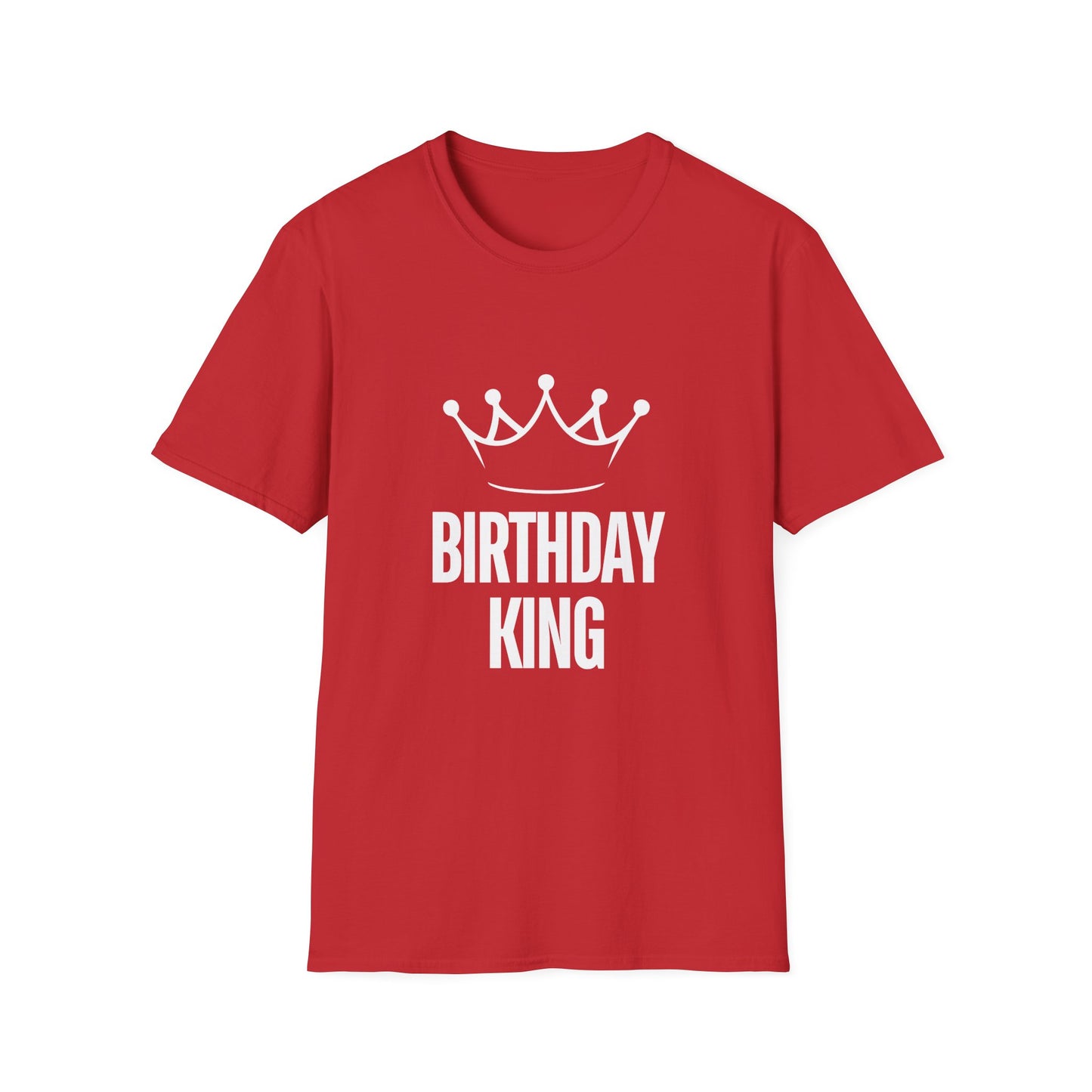 Birthday King Unisex Softstyle T-Shirt - Celebrate Your Special Day in Style