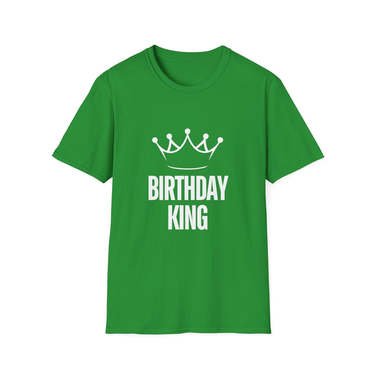 Birthday King Unisex Softstyle T-Shirt - Celebrate Your Special Day in Style