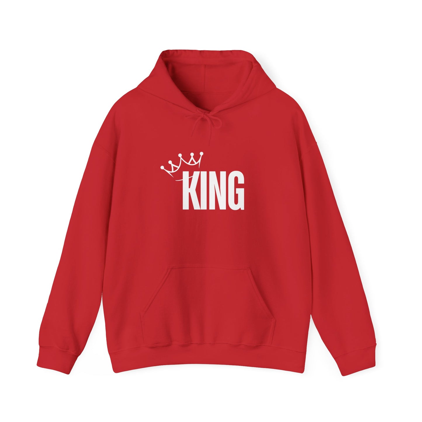 A Cozy Red Unisex Heavy Blend™ Hooded Sweatshirt - Perfect for Relaxation & Everyday Wear
