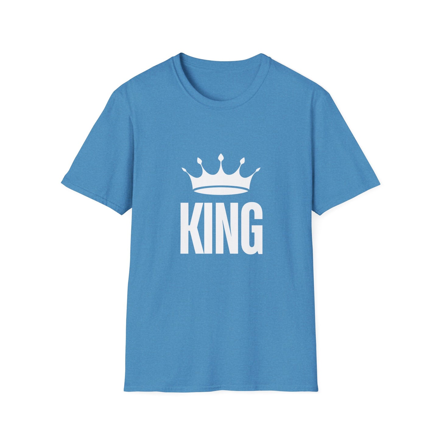 Black King Crown Graphic T-Shirt - Perfect for Celebrations and Everyday Wear
