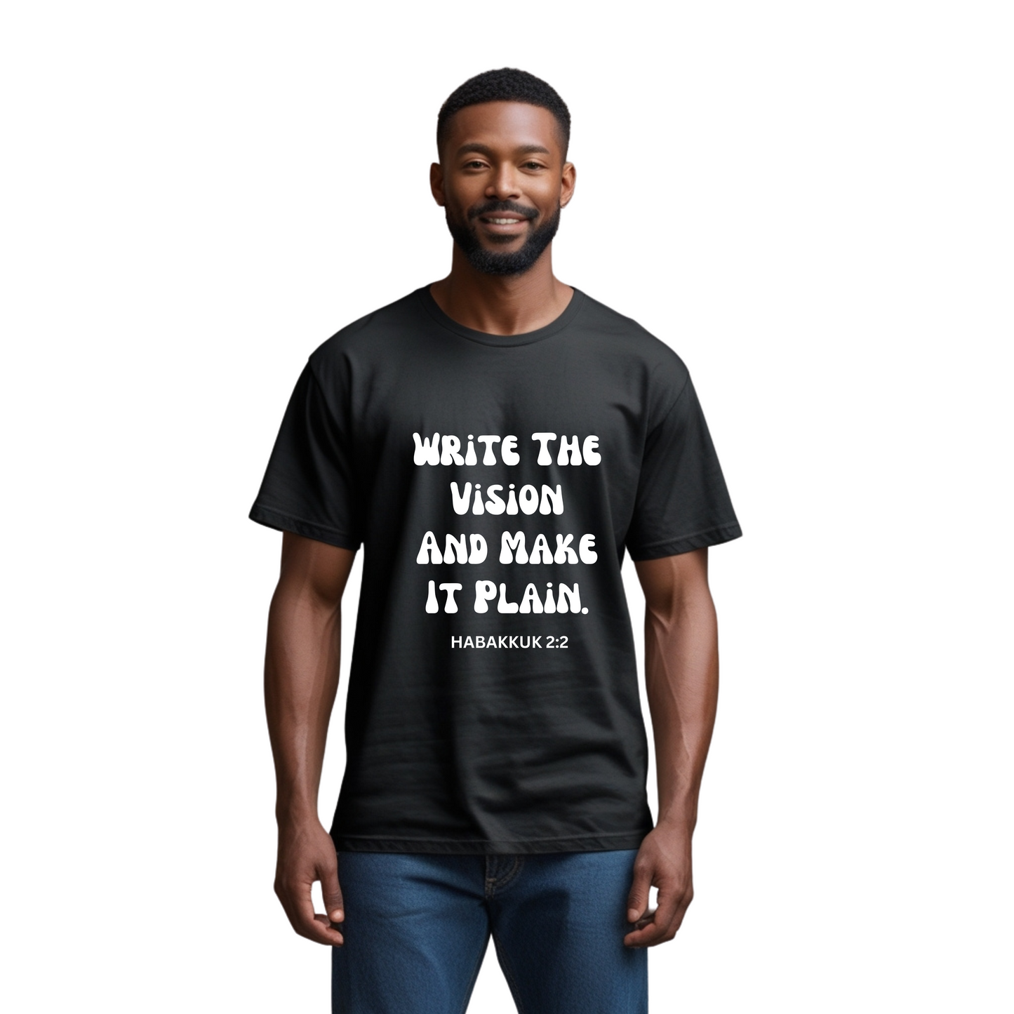 Inspiring Write The Vision Quote Unisex T-Shirt