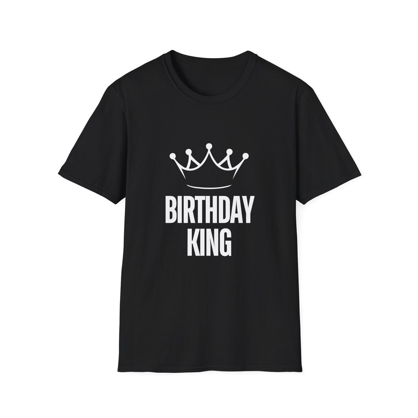 Birthday King Unisex Softstyle T-Shirt - Celebrate Your Special Day in Style