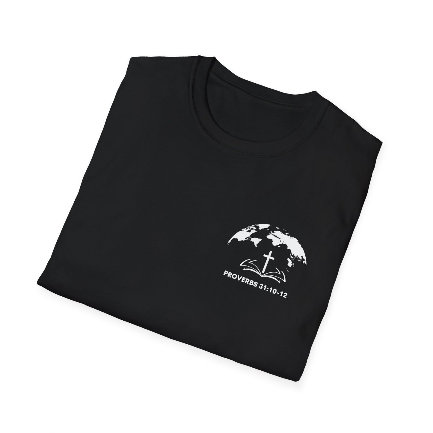 A Virtuous Woman Brings Peace Unisex Softstyle T-Shirt - Inspirational Graphic Tee