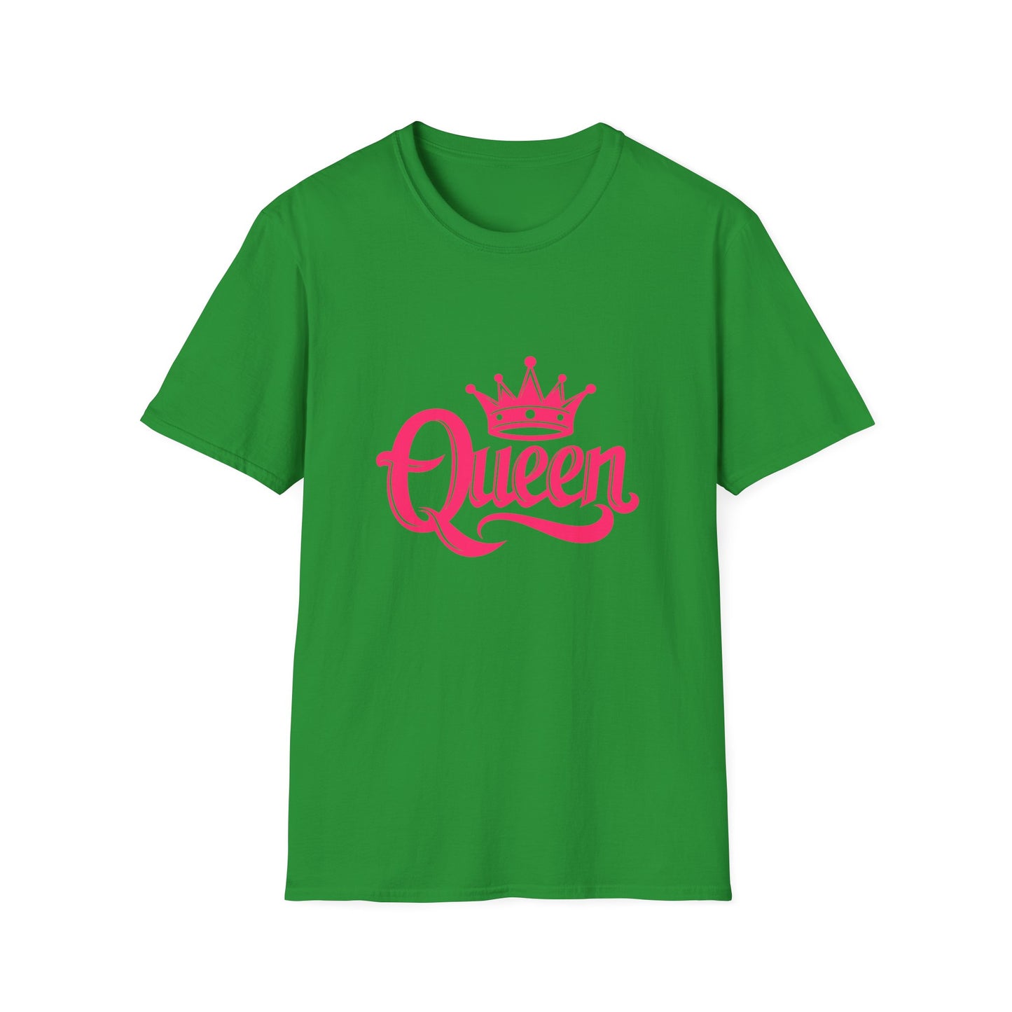 Queen Crown Unisex T-Shirt - Softstyle Apparel for Confident Women