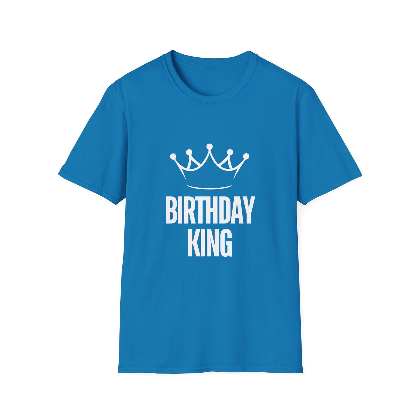Birthday King Unisex Softstyle T-Shirt - Celebrate Your Special Day in Style