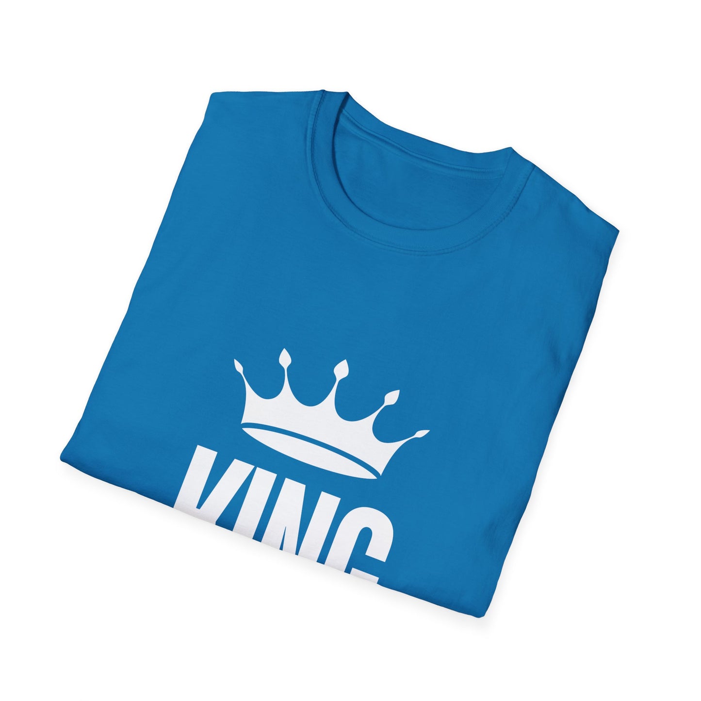 Black King Crown Graphic T-Shirt - Perfect for Celebrations and Everyday Wear
