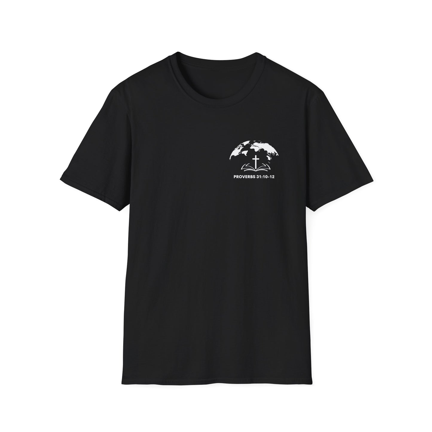 A Virtuous Woman Brings Peace Unisex Softstyle T-Shirt - Inspirational Graphic Tee