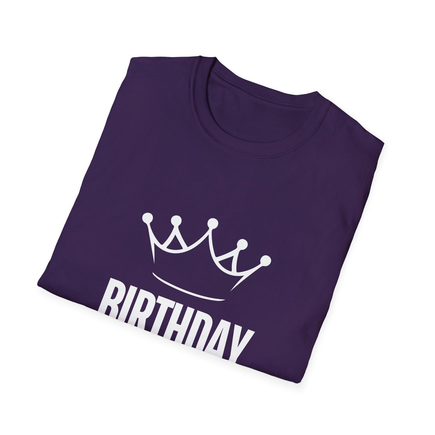 Birthday King Unisex Softstyle T-Shirt - Celebrate Your Special Day in Style