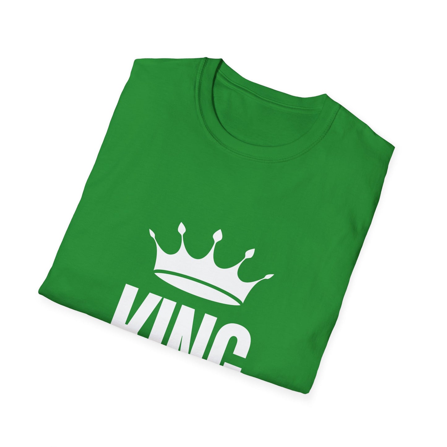 Black King Crown Graphic T-Shirt - Perfect for Celebrations and Everyday Wear