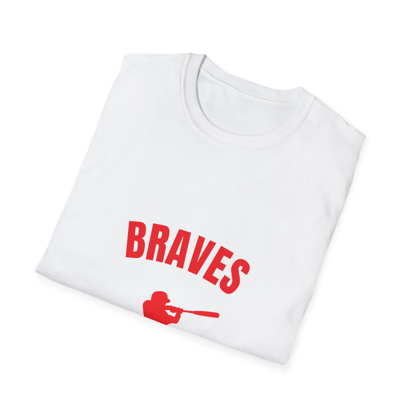 Braves Baseball Unisex Softstyle T-Shirt - Casual Sportswear for Fans