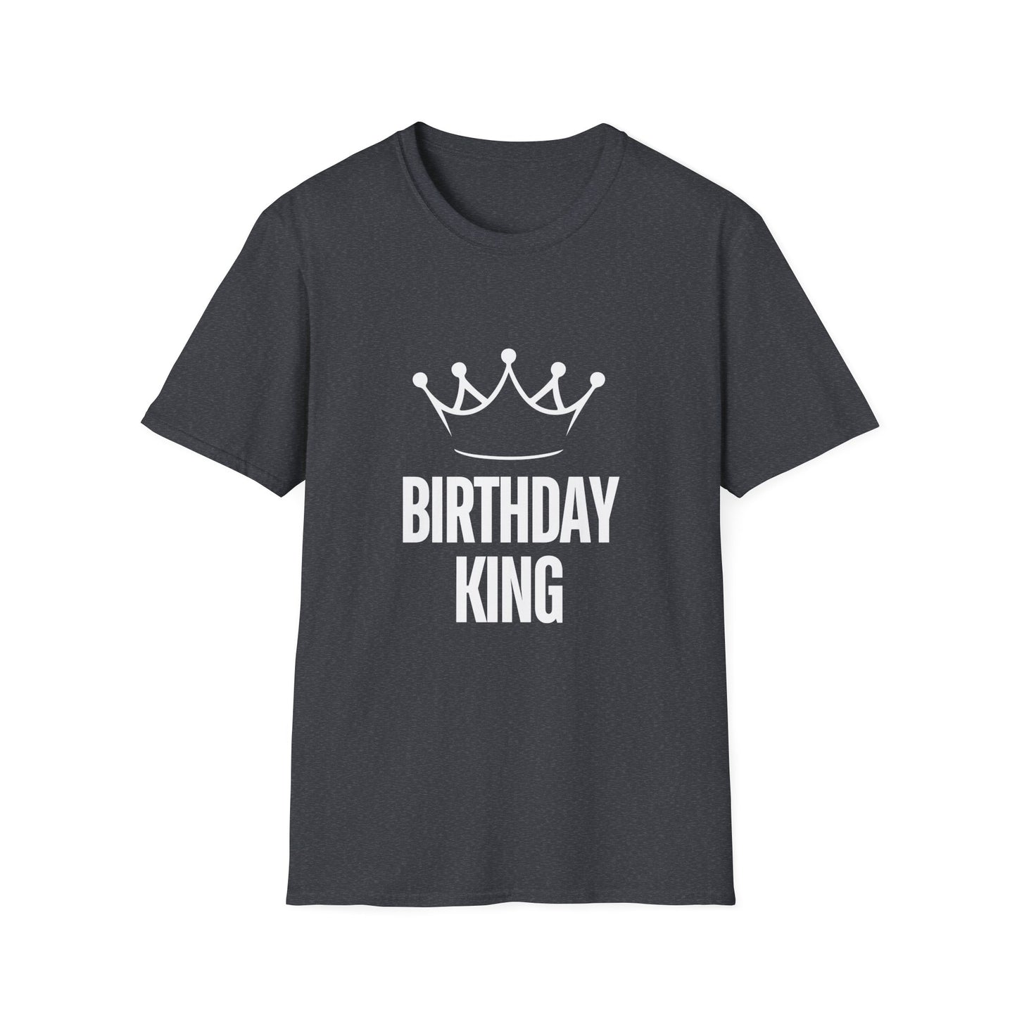 Birthday King Unisex Softstyle T-Shirt - Celebrate Your Special Day in Style