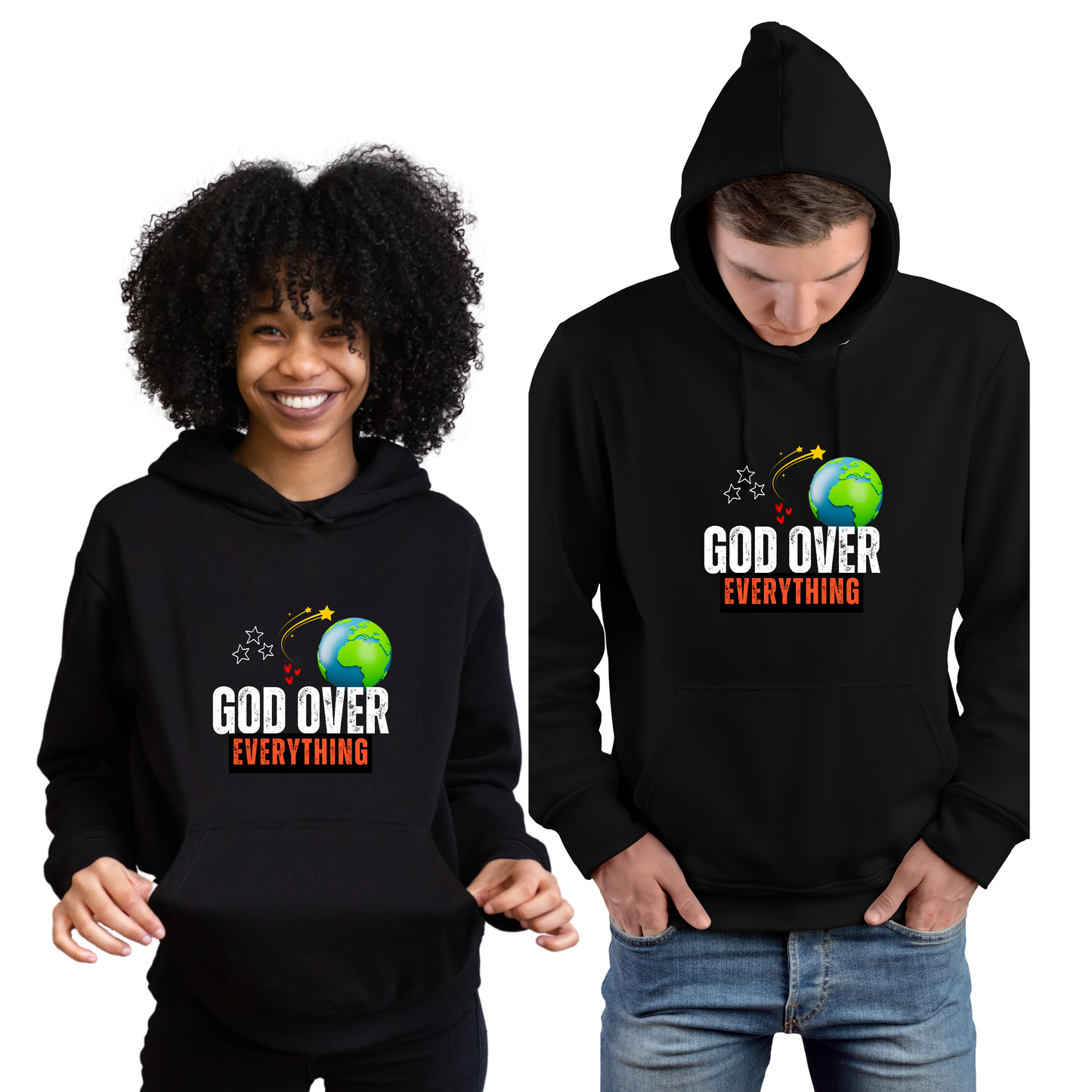 God Over Everything Unisex Heavy Blend™ Hooded Sweatshirt
